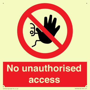 No unauthorised access